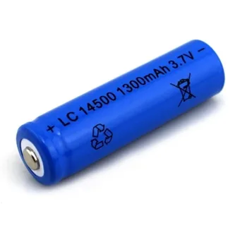 10 kom./lot baterija velikog kapaciteta 14500 3,7 1300 mah litij baterija baterija baterija baterija baterija za svjetiljku