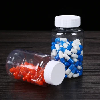 10шт Plastične Prozirne PET Prazne Zatvorene Boce Solidan Puder Medicina Tableta Bočica Kontejner Kontejner Pakiranje Reagensa Boca
