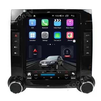 128 G Auto Zaslon Tesla Za Volkswagen Touareg 2003-2010 Android 11 Multimedijski Prijamnik GPS Navigacija Stereo DVD-player