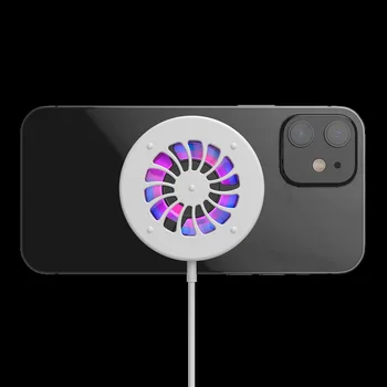 15 W Magnetska Bežični Punjač Za iPhone 12 Pro Max Mini Ventilator za Hlađenje 3 U 1 Stalak za brzo Punjenje Macsafe Za iPhone 13 12 Vruće