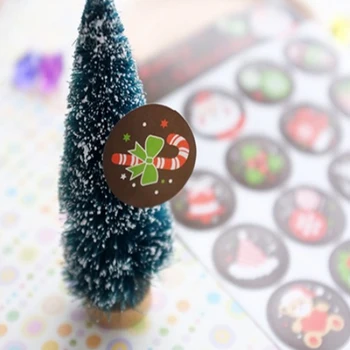 160 kom./lot kawai sretan Božić ispis naljepnica dekorativna za božićne darove DIY naljepnice naljepnica ljepljive ispis