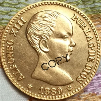 1889 Španjolska 20 pezeta - kovanice Alfonso XIII
