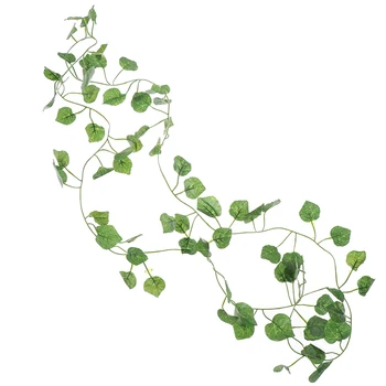 1PC 2,4 M Umjetni List Biljke Viseći Dekorativni Umjetni Vinove Loze Svila Ivy Zelene Biljke n Umjetno Lišće Vinove Od Ratana