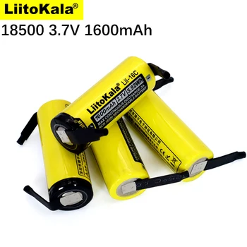1PC LiitoKala Lii-16C 18500 1600 mah 3,7 U punjiva baterija punjiva litij-ion baterija za led svjetiljke+DIY Nikal