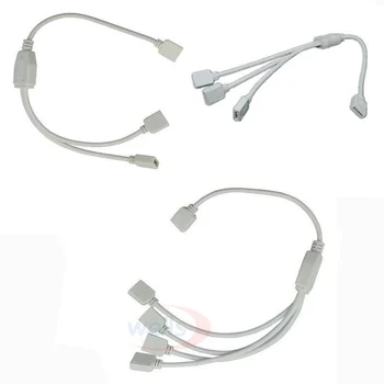 1pc RGB konektor 4PIN Od 1 do 2/3/4 Kabel RGB LED Fleksibilna Traka Priključak-utičnica za 3528 5050 RGB SMD Trake svjetla