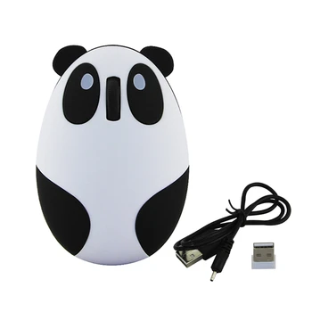 2.4 G Bežična Slatko Miš Model Crtani Panda Mini Punjiva Mause 3D 1600 dpi USB Optički Pink Prijenosni Miš Za prijenosna RAČUNALA