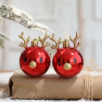 2 kom. Božićne kugle Rudolf Privjesak privjesak nakit za Božićno drvce i Božićne ukrase od Nove Godine 2022 Poklon za doma dekor