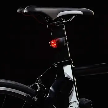 2 kom. LED silikon Bicikl Prednji Stražnja svjetla Komplet od 3 Režima Vodootporan MTB Mountain Road Bike Biciklizam Lampe Rep, Upozoravajuća žaruljica