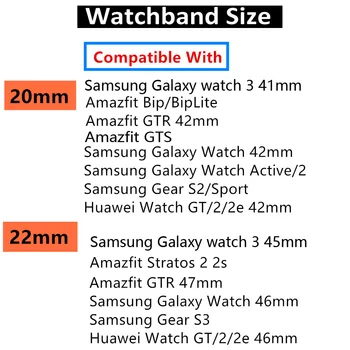 20 mm 22 mm magnetski remen za Samsung Active 2 40/44 mm narukvica Gear S3 Huawei GT/GT2/2e Galaxy watch 4/4 Classic 3 45/42 mm remen