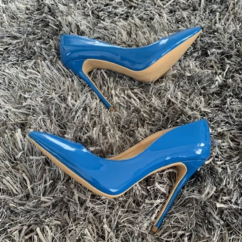 2019 Marke trendy ženske cipele-brod na visoke pete za žene seksi cipele na visoku petu s oštrim vrhom, večernje vjenčanje cipele, ženske 12 cm/10 cm/8 cm