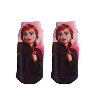 2021 Godina Dijete Elsa Ana Princeza Sirena Slatka Crtani Soft Kratke Čarape za djecu Modne Čarape za dječake i djevojčice od 1 do 10 godina