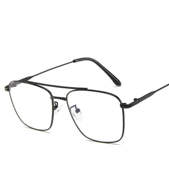 2021 Nova Moda Metalna četvrtasta okvira za naočale, Za žene Elitni brand Dizajn Berba nijanse Optički Naočale Za muškarce Naočale s tankim okvir