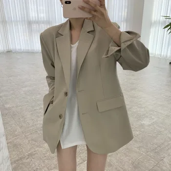 2021 Proljeće Ljeto Ženski korejski blazer Kratke hlače Komplet od 2 predmeta Uredska odijela Poslovne Svakodnevne Slobodne jakne Odjeću