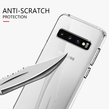 2022 Luksuzni Transparentno šok-dokaz torbica za telefon Samsung Galaxy S10 S10E Napomena 20 ultra TPU Branik anti-pad otpornim na ogrebotine tvrdi