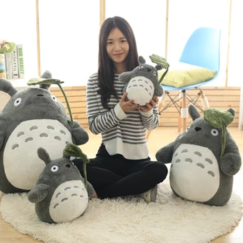 30-70 cm Slatka Anime Djevojku Dječje Igračke Lutka Totoro Veliki Veličina Mekani Jastuk Totoro Pliš Igračku Lutka Dječji rođendanski Poklon Crtani film Kuća