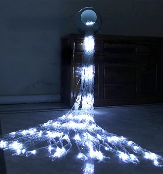 3X3 M 320 LED Falls Vodootporan Метеоритный kiša Gudački Svjetlo Božićne Vjenčanje Zavjese Сосулька Fantastična гирлянда