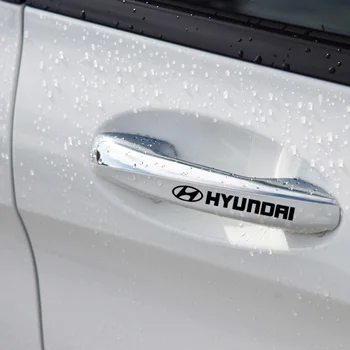 4 kom. Dekoracija automobila vrata ručka naljepnica zaštitna folija za Hyundai i10 Elantra Getz Sonata Терракан Tucson Coupe Trajet Matrica