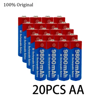 4~20 kom./lot Brand AA baterija baterija baterija baterija baterija 9800mAh 1.5 U Novi Alkalne Baterije baterija za led igračke, mp3 Besplatna dostava