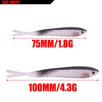 5 kom./lot Fleksibilna soft riblja mamac sa silikonskim личинкой pužni ribolov mamac 1,8 g/4,3 g Umjetni mamac je larva Riblja mamac FA-152