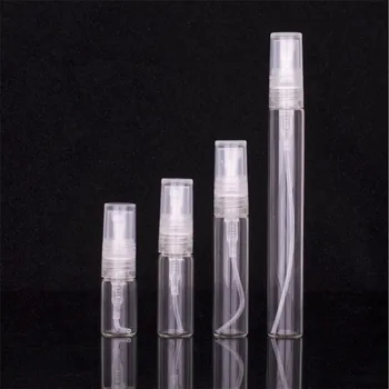 5 kom./pak. 2 ml 3 ML, 5 ML, 10 ml, Prozirna Mini-Staklena bočica Za Parfem Prazna boca za Kozmetiku Epruveti za Uzorke Tanke Staklene Bočice Amber boje