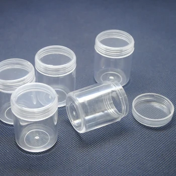 5 KOM Plastična ambalaža nakit nakit vitrine perle kutijice za nošenje plastičnih vrećica veličine 4x5 cm perle kutije za prikupljanje