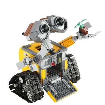 687 Disney WALL E robot high-tech DIY gradivni blokovi kreativno pokretna lutka igračka model akcije dječji božićni poklon za rođendan