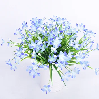 7 vilica Mali Cvijet narcisa će Umjetni Buket Ukras Kuće Plastične Lažni Narcise Društvene Cvijeće za Vjenčanje Scena