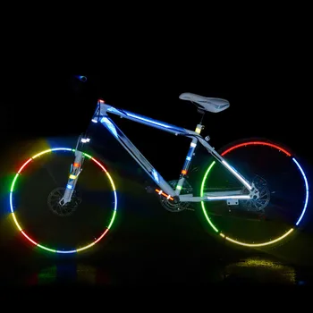 8 M Bicikl Reflektirajuće Naljepnice MTB Bicikl Motocikl Fluorescentno Oznaka Upozorenja o sigurnosti Biciklistička Traka Reflektirajuće Naljepnice Rolu Trake