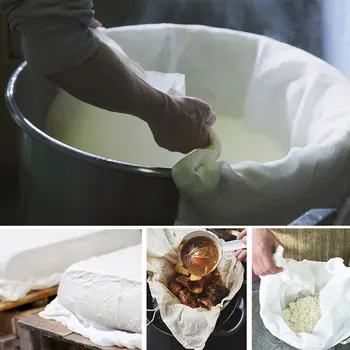 9 Veličina Višenamjenski Pamuk Muslin Gaza Tofu Mlijeko Sojino Vino Filtar Tkanina DIY Kit kalup za presovanje Soje Kuhinjski Gadget Alat Za Pečenje