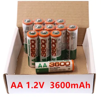Aa baterija baterija baterija baterija Baterija Pilas Recargables Aa 3600 mah 1,2 U Ni-mh Baterija AA Samo Baterije Komplet 1 Cn(porijeklo) Айхериш 4-28 CE