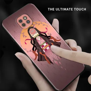 Anime Ubojica Demona Torbica za telefon Motorola Moto One Fusion Plus G9 Play G8 Power Lite G30 E6s Hiper Rub Poklopac Crni Plašt