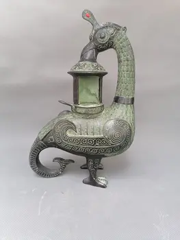 Antički brončani lampa Phoenix kućni ukras