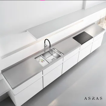 ASRAS 7842P Višenamjenski kuhinjski sudoper ručni rad 304 nehrđajućeg čelika velike jedan umivaonik sa slavinom SUS304 set kuhinjskih sudopera