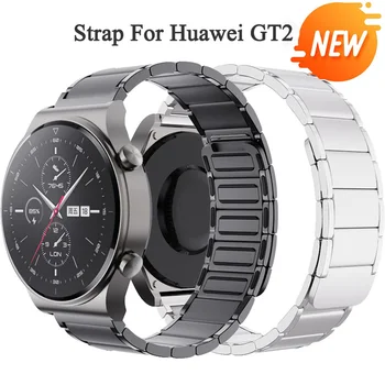 Ažuriranje Titanium Sivi Remen Za sat Huawei GT2E GT2 Pro Remen 22 mm Magnetska Lanac Od Nehrđajućeg Čelika Correa Za GT2 46 mm Magic2