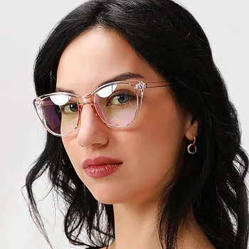 Berba Okruglih Naočala s prozirnim staklima Trendy sunčane Naočale u okvirima Optički Muške, ženske Naočale u okvirima Lažne Naočale Modni računala naočale