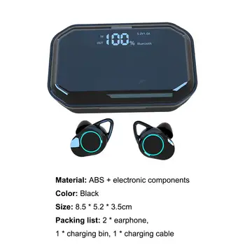 Bežične Slušalice G02 Buke Stereo izlaz Digitalni Zaslon Bluetooth 5,0 Sportske Slušalice za vanjsku uporabu