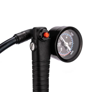 Biciklistička Pumpa 300PSI Visokog Tlaka MTB Bike Utjecaj Pumpa s Ventilski Senzor Schrader i Presta Za Prednja Vilica i Stražnji Ovjes