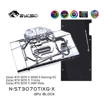 Blok grafičkog procesora Bykski za Zotac RTX 3070 Ti 8G6X X Gaming OC punu pokrivenost Hladnjak Rashladne grafičkog procesora N-ST3070TIXG-X