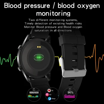 Bluetooth Telefon Pametni sat Muška Vodootporan Sportski Fitness sat Tracker zdravlje Prikaz vremenske 2021 Novi pametni satovi za muškarce