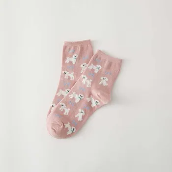 [COSPLACOOL]Čarape s uzorkom mops Kawaii Japanske Ženske čarape za pse s novitetima Zabavne Кальцетины Slatka Анинамлы Moda Harajuku Svakodnevne Meias