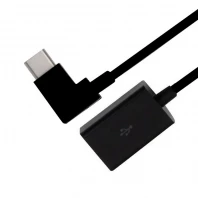 Crno - bijela Pravokutna 90 Stupnjeva USB-C, USB Type-C 3.1 USB3.1 USB 2.0 Ženski kabel za prijenos podataka OTG za MacBook U disk miš