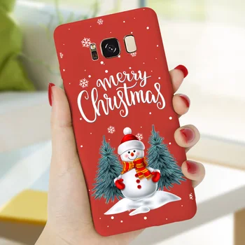 Crvena Božićni torbica za telefon Samsung Galaxy A50 A51 A71 A70 A10, A20 A30 A40 A10S A20S A20E A31S A30S A50S A01 A21 A31 A41 Torbica