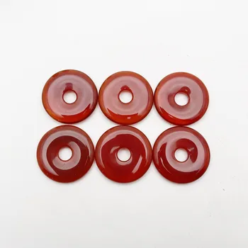 Crveni Jaspis agatha Ruže Kvarc je kamen 30 mm gogo cijele кабошон kuglice za izradu nakita 6 kom. Ogrlica i Naušnice pribor