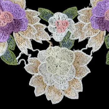 Cvijet Вениса cvjetne čipke Oblog za šivanje Čipke Ovratnik montažni rez ovratnik Oblog na grudi Diy Obrtni Izrez za šivanje Pribor NL329