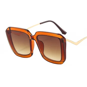 D&T 2021 Nova Moda Sunčane naočale Sheild Za žene i Za muškarce gradijent ispunjava leće Okvira od metalne legure Luksuzni Kvalitetne Dizajnerske Marke Cool sunčane naočale