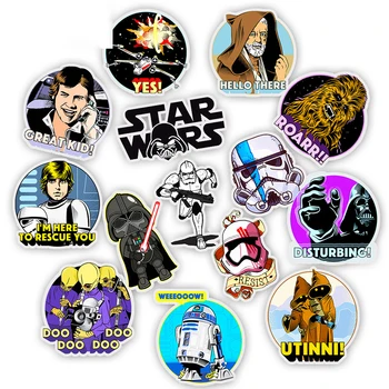 Disney 50 kom. Star wars naljepnice grafiti vodootporne naljepnice za skateboard modni personalizirane naljepnice za prtljagu i računala