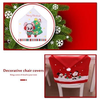 DIY Mozaik Božićne Navlake za stolice Setovi za crtanje s dijamantima Ručni rad Sjedalo za kućne kuhinja nakit Pribor Nove