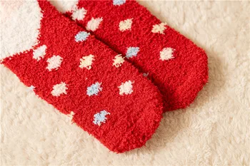 Djeca i Odrasli Božićne Čarape Kawai Crtani Životinja Coral Runo Debele Tople Čarape za Djecu Djevojčice Dječaci Darove