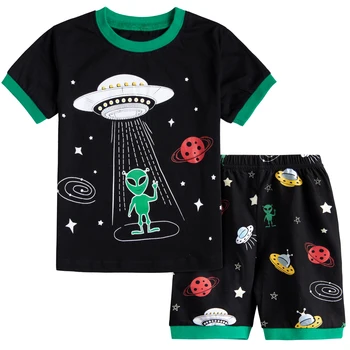 Dječja pidžama za dječake Kit Dječje пижама za malu djecu Pidžama za bebe Dječja Karnevalska noćni odjeća Хлопковая пижама s po cijeloj površini Dječje Ljeto пижама Superheroja