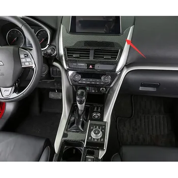 Dodatna oprema za interijer automobila Mitsubishi Eclipse Cross 2017 2018 2019 Kontrolna ploča GPS auto Navigacijski Poklopac Okvir za Uređenje Stil